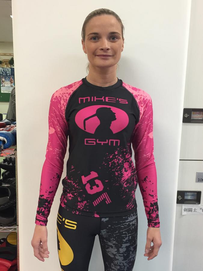 マイクスジムインナーシャツ ショッキングピンク