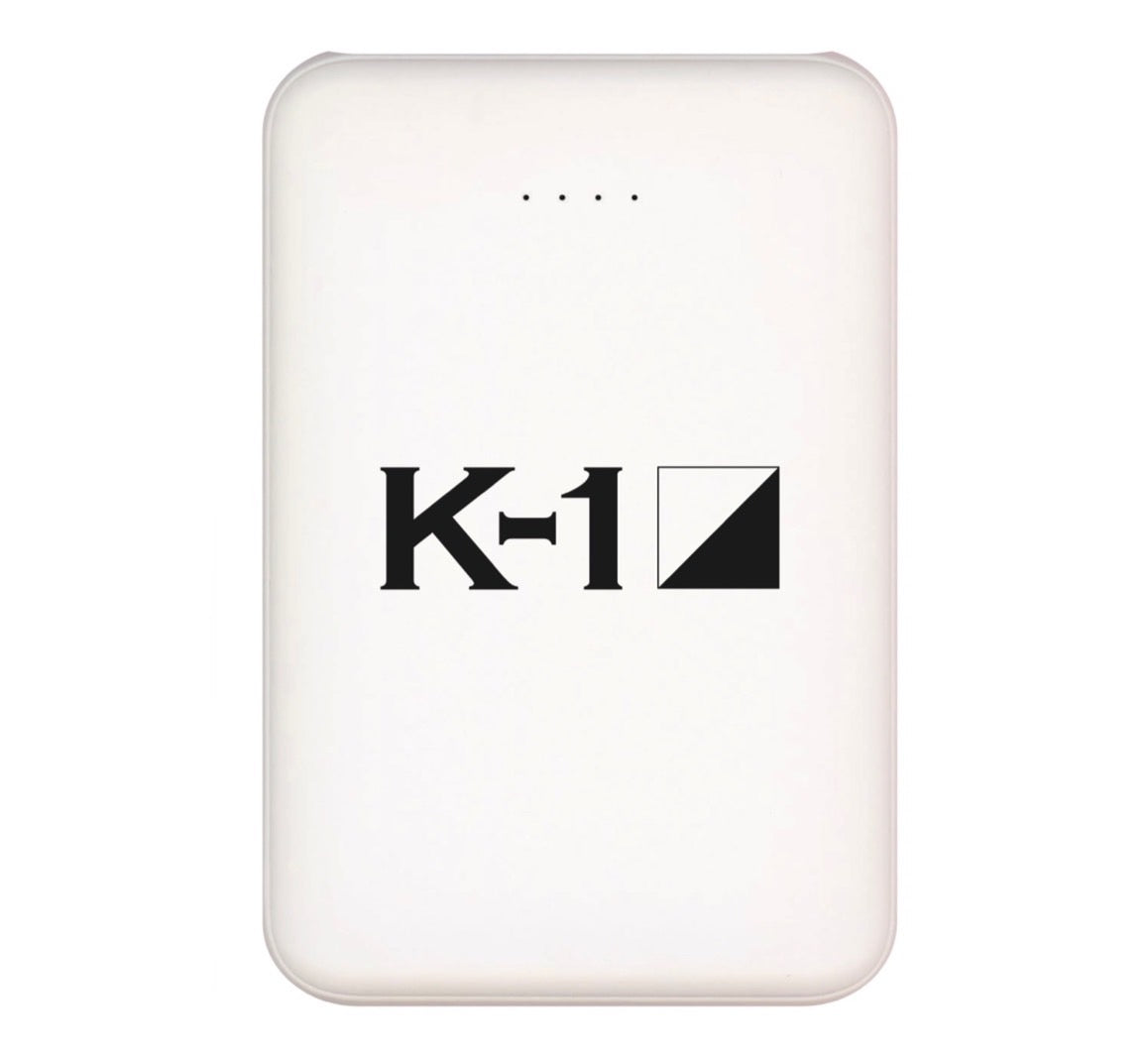 【K-1ロゴ】スリムタイプモバイルバッテリー