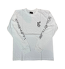 K-1 logo long sleeve shirt white