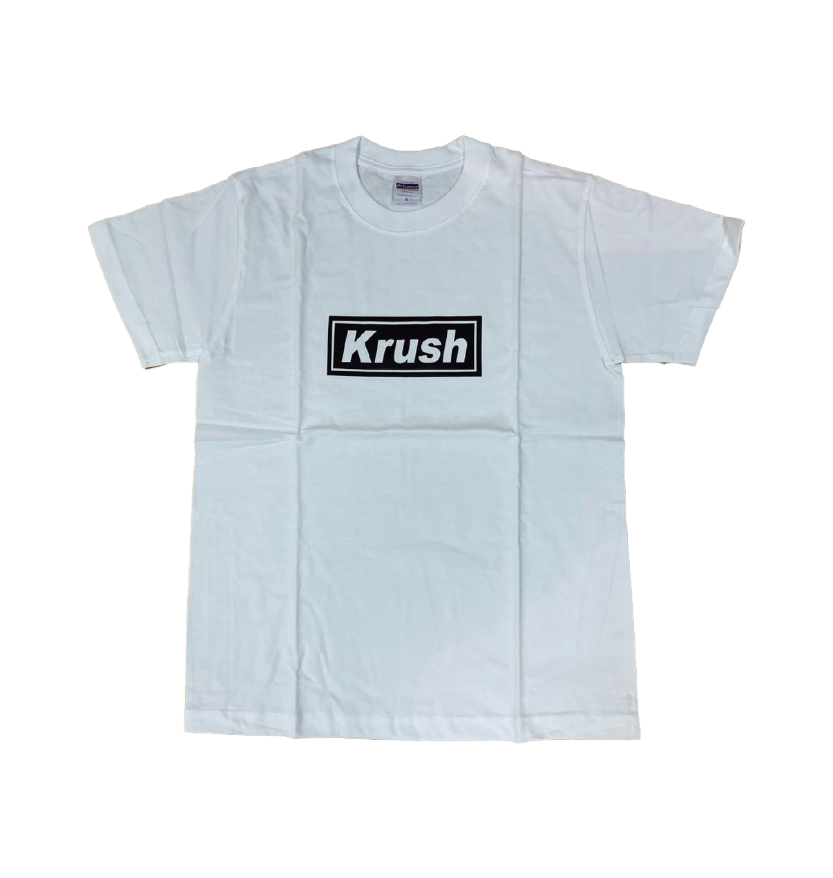 KrushスクエアロゴTシャツ  ホワイト