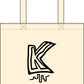 K-1 logo tote bag