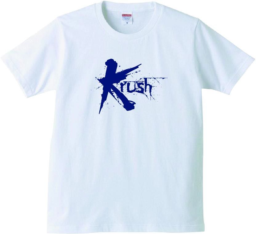 Krush ロゴ名古屋Tシャツ ホワイト×ブルー