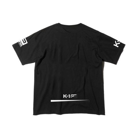 K-1 × rvddw LOGO COTTON TEE BLACK