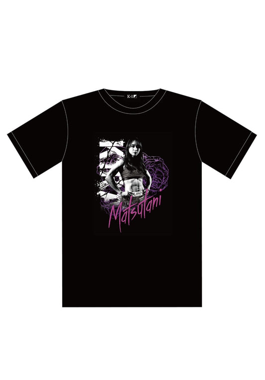 【松谷綺】「Purple Rose」Tシャツ