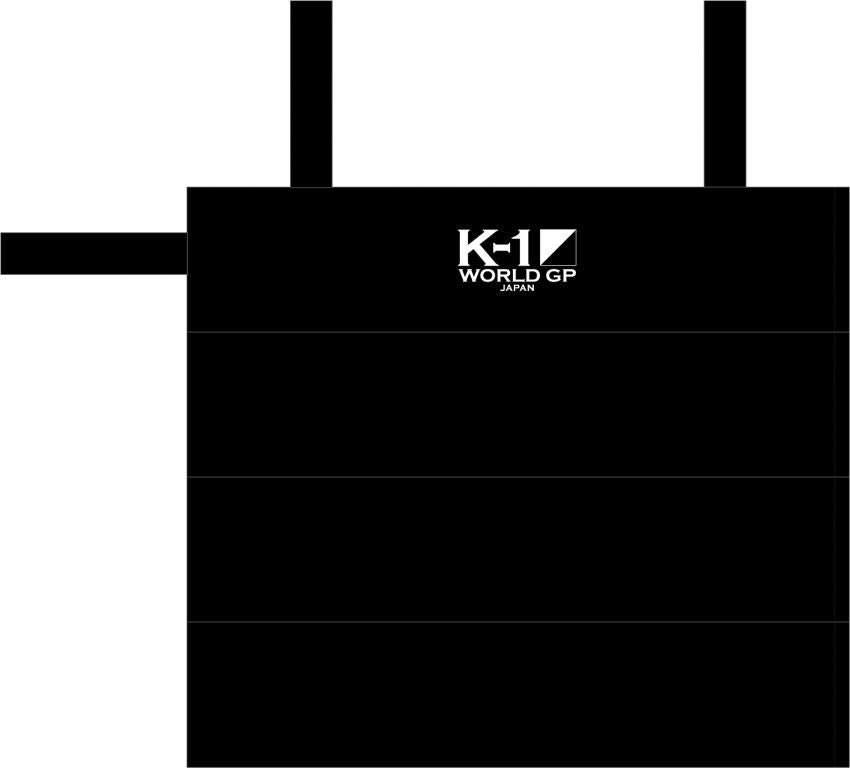 K-1ロゴ折りたたみクッション