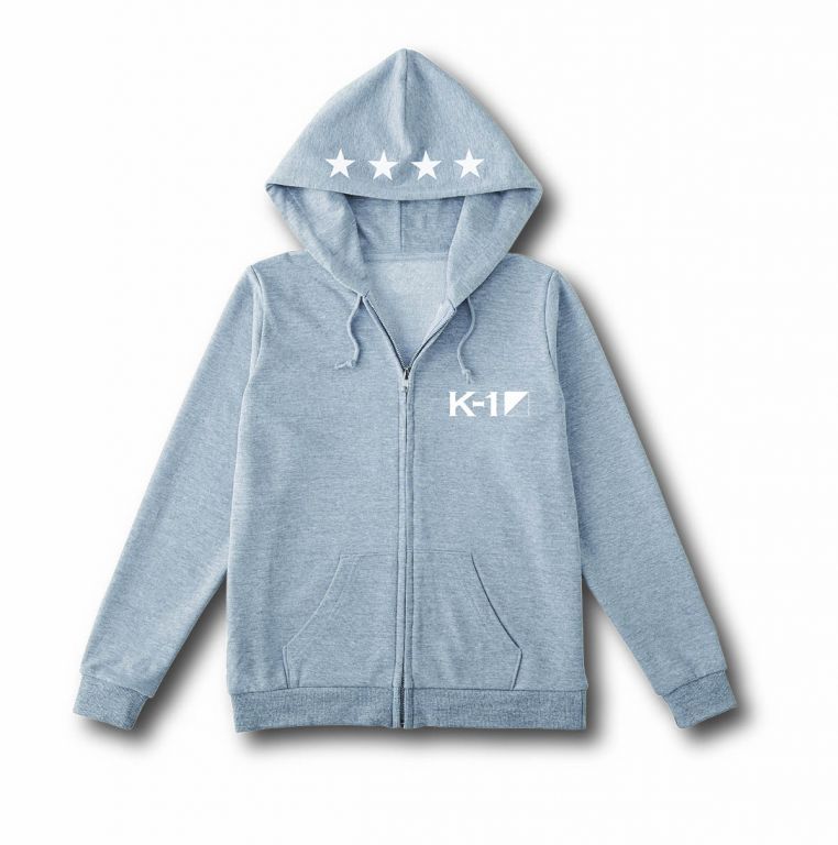 K-1 Logo Sweat Hoodie Grey