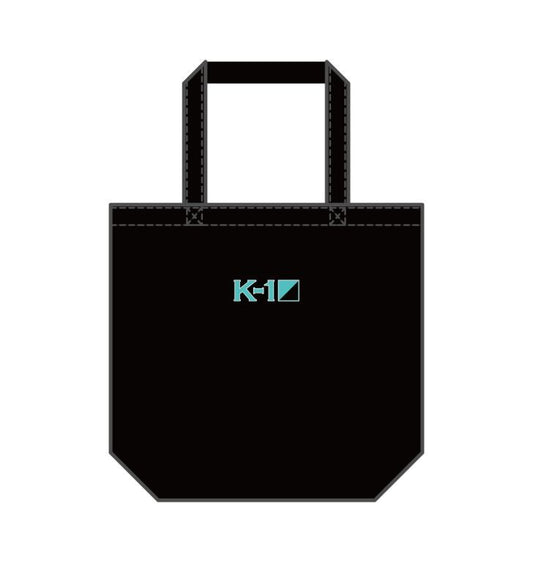 K-1 logo tote bag blue logo