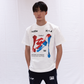 K-1 × rvddw DEFEAT COTTON TEE WHITE