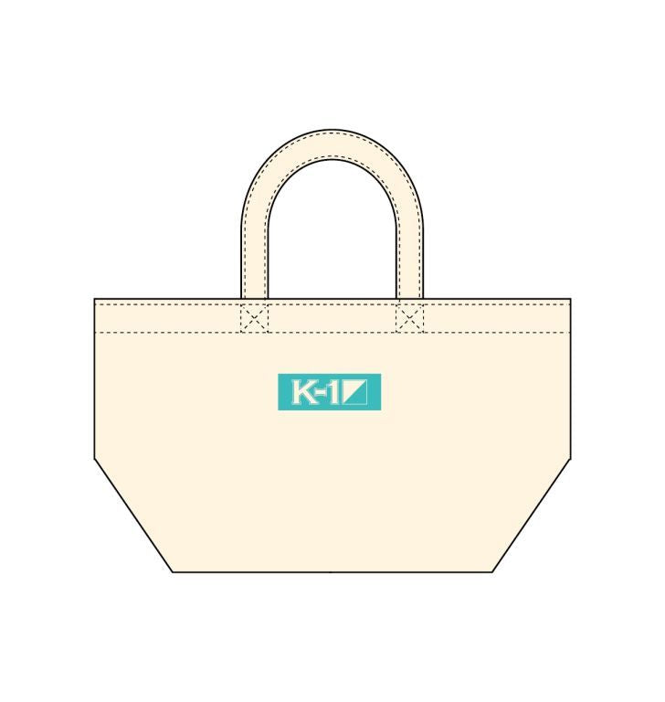 K-1 Logo Lunch Bag Square Logo Natural