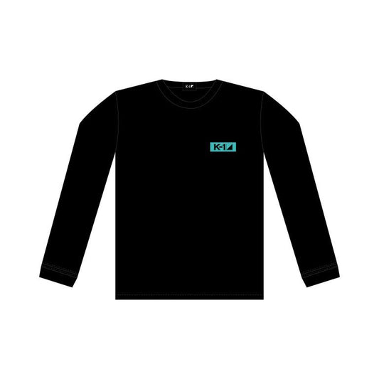 K-1 Logo Long Sleeve T-Shirt Square Logo Black