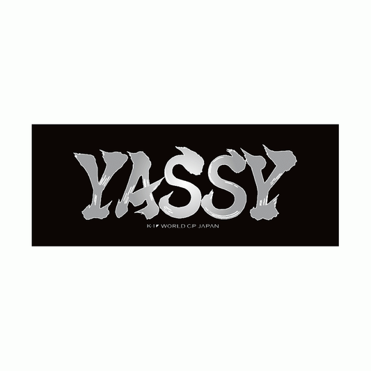 YASSY ink letter towel