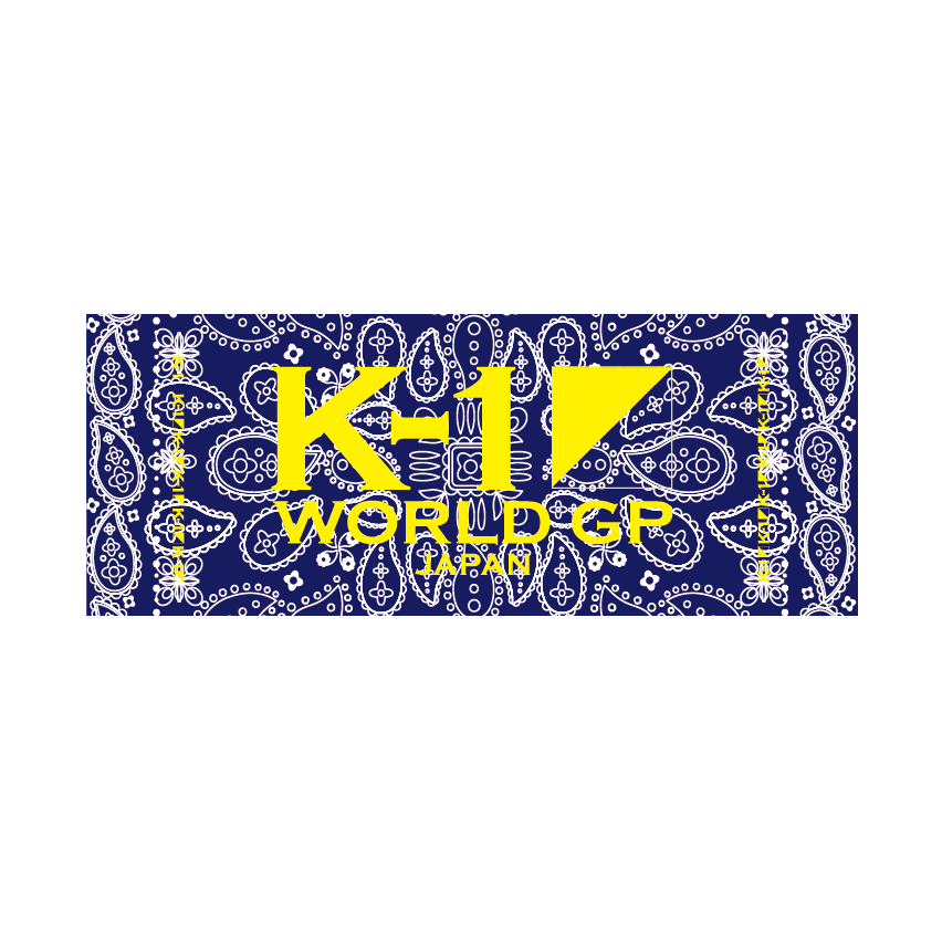 【ロゴ】K-1 ロゴフェイスタオル ペイズリー