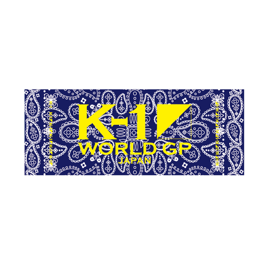 [Logo] K-1 Logo Face Towel Paisley