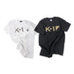 K-1 logo T-shirt (foil print)