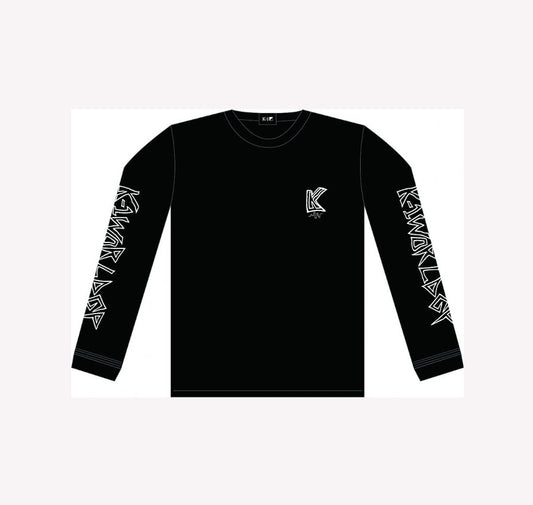 K-1ロゴロングスリーブシャツ ブラック