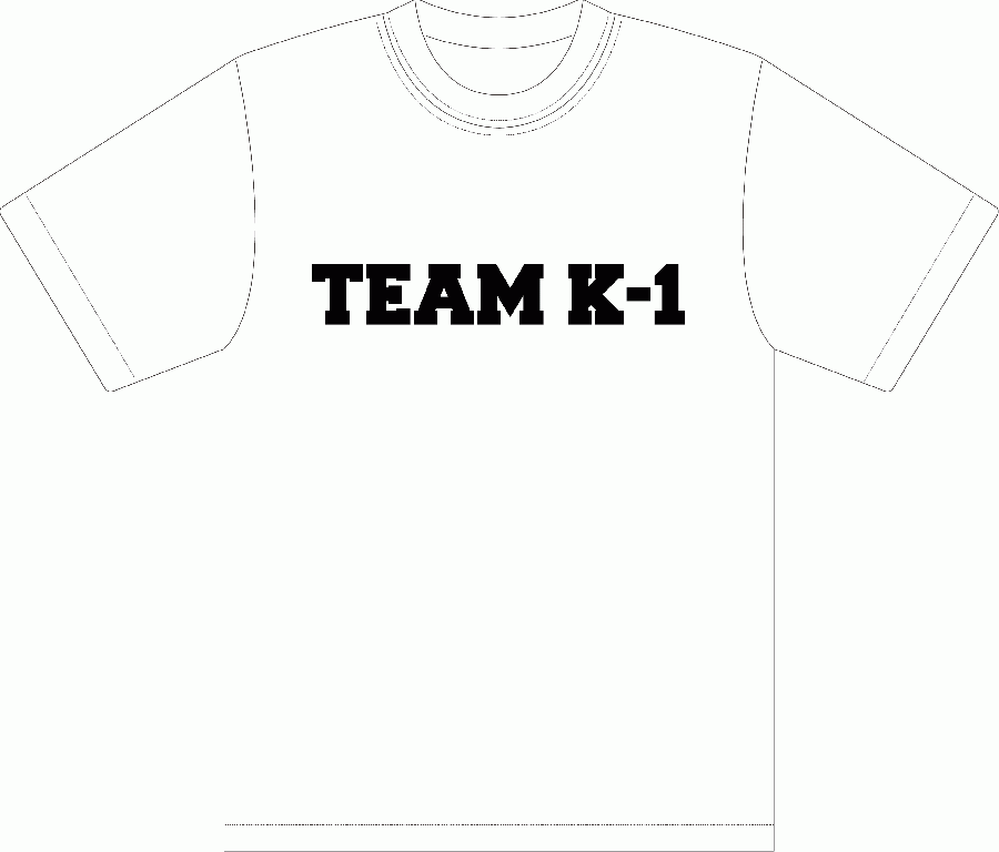 【ロゴ】TEAM K-1 Tシャツ