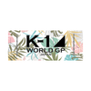 [Logo] K-1 Logo Face Towel Floral Pattern