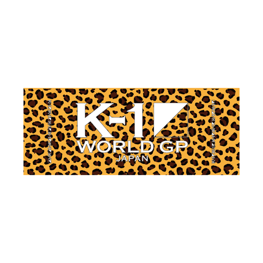 【ロゴ】K-1 ロゴフェイスタオル　豹柄