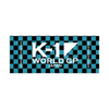 [Logo] K-1 logo face towel checkered pattern