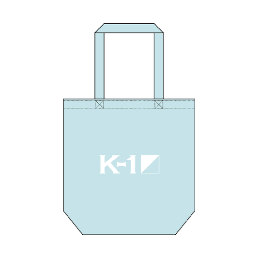 K-1ロゴ トートバッグ　スカイブルー
