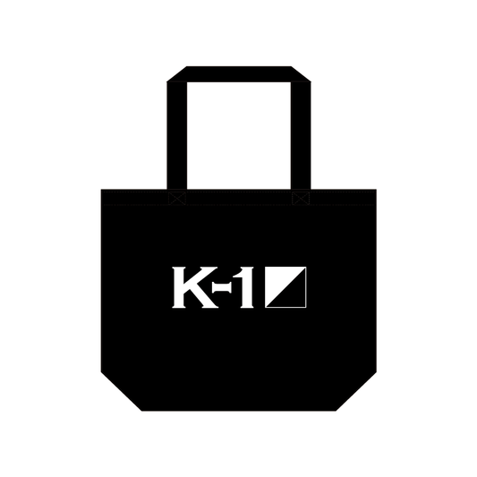 【K-1ロゴ】キャンバストートバッグ ブラック