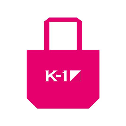 【K-1ロゴ】キャンバストートバッグ ホットピンク
