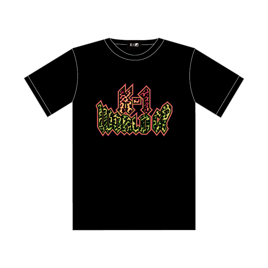 【K-1ロゴ】「レオパードロゴ」キッズTシャツ