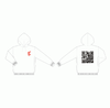 K-1 logo QR hoodie