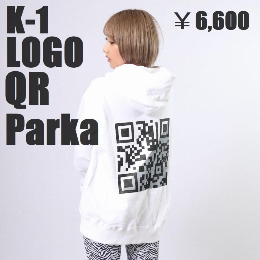 K-1 logo QR hoodie