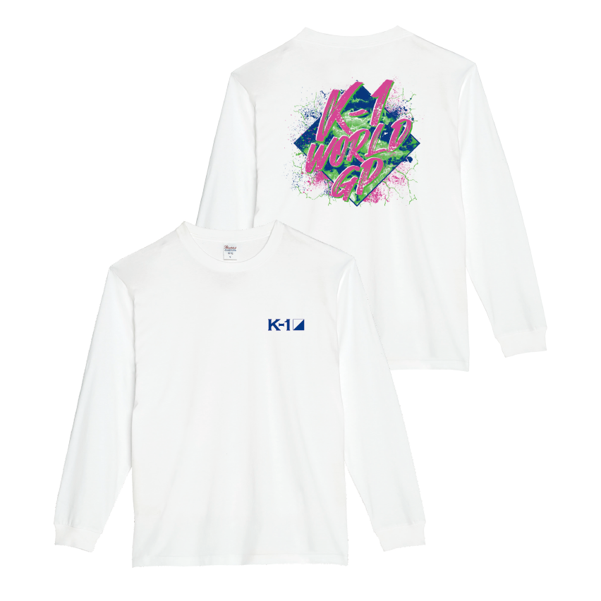 【K-1ロゴ】「スプラッシュ」ロングスリーブTシャツ