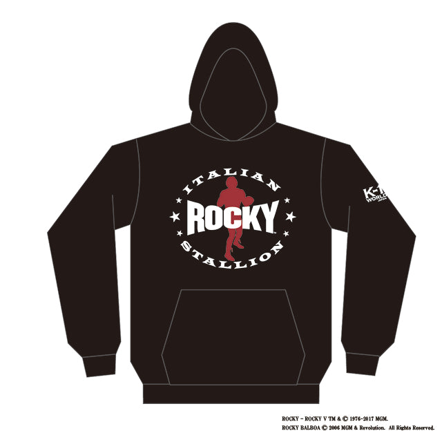 K-1×映画「ROCKY」コラボパーカー ブラック